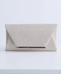 Металлическая сумочка-клатч с блестками для свадеб, встреч выпускников, вечеринок и приглашений Pourvous, цвет Gold