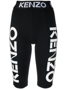 Kenzo легинсы с логотипом, черный