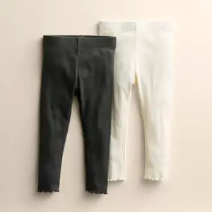 Девочки 4-12 лет 2 пары леггинсов с рюшами Little Co. By Lauren Conrad, белый