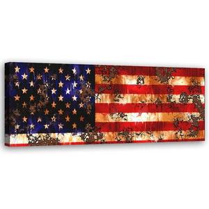 Картина арт-принт KUNSTLOFT Rusty American Flag, многоцветный