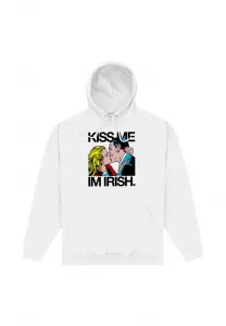 Apoh london kiss me im irish hoodie Henry Tiger, Arctic White
