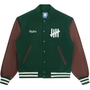 UNDEFEATED Бейсбольная куртка мужская, Ink Pine Green