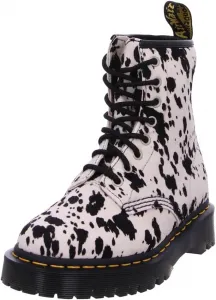 Ботинки Dr. Martens для женщин Maple с молнией и стальным носком для легкой промышленности, кремовый/черный