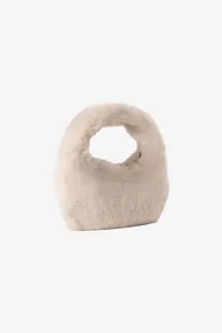 Женская мини-сумка-хобо Alix из искусственного меха, цвет овсяный Lamarque