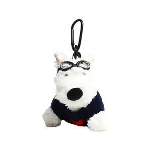 Очаровательный плюшевый брелок в виде щенка вест хайленд уайт терьера, 12 см DUOMIAOYOU, черный