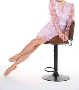 Мини-платье с принтом в розово-белом цвете Beulahstyle, розовый/белый