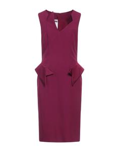 Платье миди Moschino, гранатовый