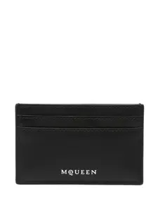 Кошелек с декором Skull Alexander McQueen, черный