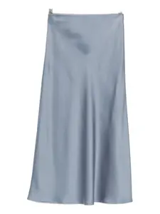 Плиссированная юбка А-силуэта Le Tricot Perugia, синий