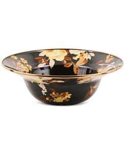 Сервировочная миска «Дикая роза» коричневого цвета MacKenzie-Childs, цвет mocha