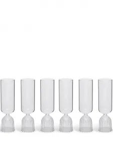 Набор Tutu из шести бокалов для шампанского Ichendorf Milano, белый