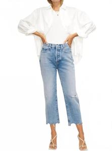 Кэсси Супер Хай Райз укороченные джинсы в университетском стиле PISTOLA, University