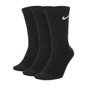 Набор из 3 пар повседневных легких тренировочных носков Nike, чёрный