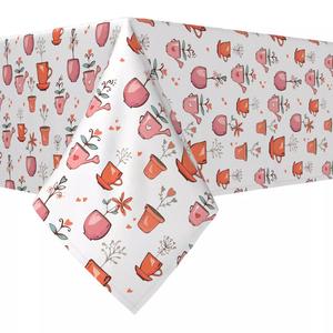 Квадратная скатерть, 100% полиэстер, 70х70", Love of Plants