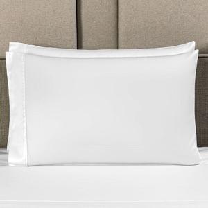 Наволочка Frette Grace из хлопка, 50x102, белый