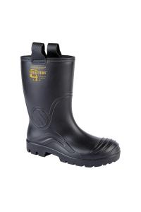 Водонепроницаемые ботинки для промышленной безопасности из ПВХ Grafters, черный