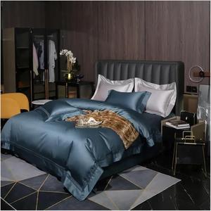 YUSIWOAL Комплект постельного белья из египетского хлопка 1000TC Blu Blu