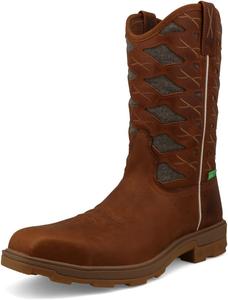 Ботинки Twisted X Men's 11 с вставкой Nano Composite Toe, легкие X Western, Cinnamon & Eco Dust