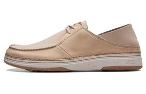 Повседневные кожаные туфли мужские серые Clarks, Gray
