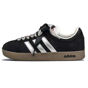 Adidas Neo ВЛ Корт Лайфстайл Противоскользящие Амортизирующие Износостойкие Лоу Топ Скейтборд Кроссовки Унисекс Черный Серебристый - Черный, цвет Black