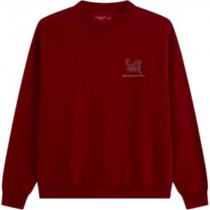 Мужская толстовка Abercrombie＆Fitch, rich rubies color