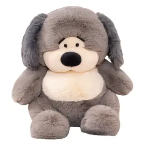 Милые игривые плюшевые куклы глупых собак высота 35см/50см FGHGF, серый