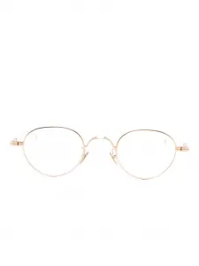 Очки в круглой оправе Lunor, золотистый
