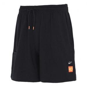 Шорты men's kd durant basketball sports training loose breathable knit shorts black Nike, черный