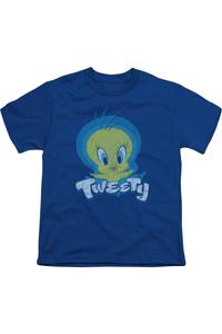 Футболка с коротким рукавом Looney Tunes и рисунком Твити Gildan, синий