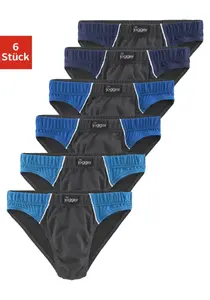 Трусы le jogger (6 шт. в упаковке) с контрастными бликами, синий