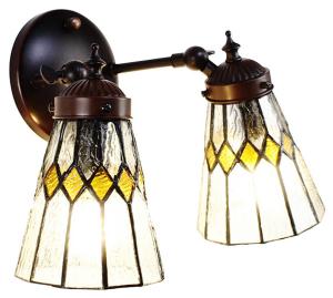 Настенный светильник Clayre & Eef Tiffany Arthur, стекло - 23 х 23 х 30 см