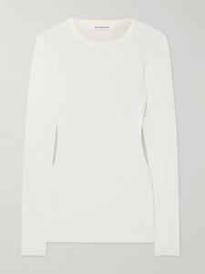 Футболка из хлопкового джерси Slvrlake, белый