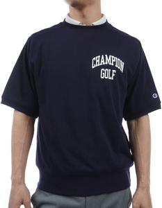 Мужская толстовка Champion Techweave Terry с коротким рукавом для гольфа, темно-синий