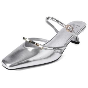 Женские тапочки с закрытым носком Yeezyy Reezy, зеленые