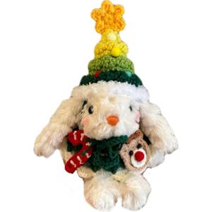 Плюшевая кукла с висячими ушками кролик 25 см высотой ROUERXIONG