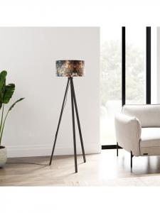 Lux.pro Напольная лампа Royal Tunbridge Wells серо-черного цвета (В) 140 см (Ш) 40 см (Г) 40 см