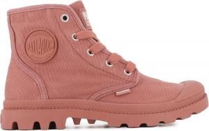 Женские ботинки Palladium Pampa Hi, веганские тканевые ботинки на шнуровке, Fall Cedar