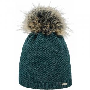 Шапка с помпоном из альпаки Энн-Мари Areco, цвет petrol