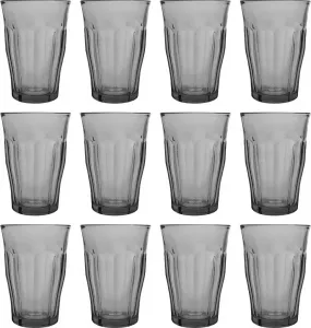 Стаканы для коктейлей Picardie Highball - 360 мл - серые - 12 штук Duralex