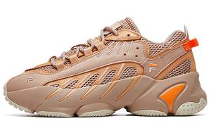 Кроссовки женские Ade Running Shoes с низким верхом, жареный миндаль/земля золото Fila Fusion