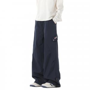 Кargo брюки Unisex утепленные WARRIOR, темно-синий (regular edition diy badge)