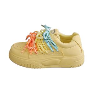 SUPEREDGE Амортизирующие ударопрочные износостойкие женские лоу-топы для скейтбординга желтые, цвет Yellow