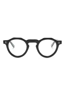 Очки Pica в круглой оправе Lesca, черный
