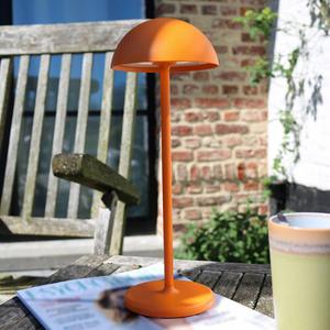 Настольная лампа на батарейках Lucide Joy, алюминий - оранжевый