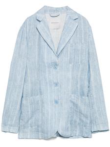 ERMANNO FIRENZE пиджак в полоску, синий