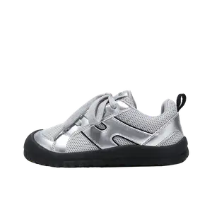 Легкие амортизирующие низкие детские кроссовки для повседневной жизни YeeHoO, серый/фиолетовый