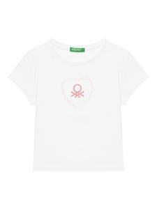 Футболка обычного кроя 3I1XG10HU United Colors Of Benetton, белый