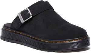 Dr. Martens Unisex-Adult Brookline Mule, Black Bronx Suede