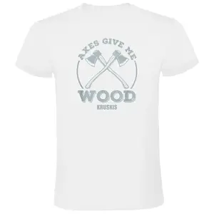 Футболка с коротким рукавом Kruskis Give Me Wood, белый