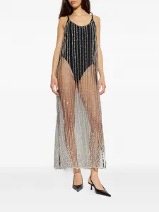 Платье с бисером Gestuz, белый